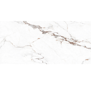 15mm Thick Classic Polished Glossy 800x2400mm White Calaeatta Marble Look Vein Stone Big Porcelain Slab <b>Tiles</b> - Product Image 2