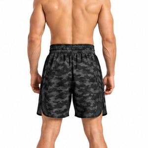 Pantalones Cortos de Boxeo para Hombre, Camuflaje, Transpirables, de Secado Rápido, para Entrenamiento, Gimnasio, Artes Marciales - Product Image 2