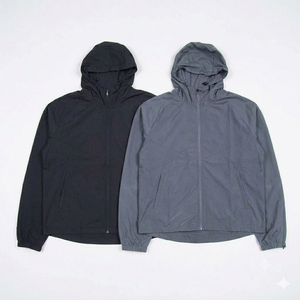 Manufacturer Wholesale Custom Lightweight Breathable <b>Pullover</b> <b>Men</b> Solid Vintage Outdoor Sports Running Training <b>Jacket</b> OEM ODM - Product Image 3