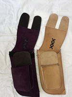 Sacoche à flèches en cuir pour tir à l'arc, ambidextre, porte-flèches, chasse, tir, équipement de plein air, poids de tirage 0,5, longueur d'arc 72 cm, léger