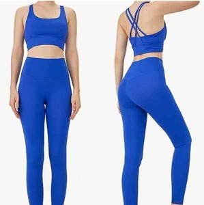 Breathable High Quality Seamless Yoga Suit Set Workout Running Spandex Nylon 2 Piece Sexy Fitness Wear Yoga Set For Women - Product Image 5