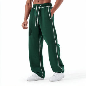 Pantalon de jogging ample en molleton épais de coton et polyester pour homme – Style streetwear et extérieur - Product Image 5