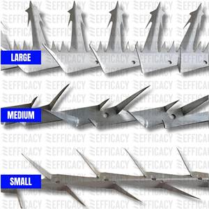 Púas de Acero Anti-Escalada Waltzer India, Modelo Pequeño de 1.25 Metros, WI-WALLSPIKE-S - Product Image 2