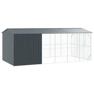 Cage à oiseaux anthracite 253,94 x 122,05 x 97,24 pouces avec rangement pour petits animaux - Product Image 5