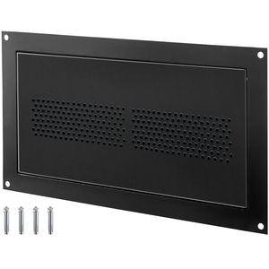 Griglia di ventilazione a parete per spazi ristretti e fondamenta, 8 pollici di altezza x 16 pollici di larghezza, con copertura per ventilazione - Product Image 1