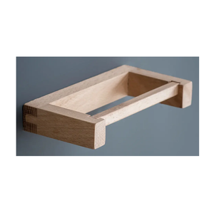 Porte-rouleau de papier toilette en bois, organisateur multifonctionnel pour la cuisine et la salle de bain, porte-serviettes domestique - Product Image 5