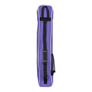 Sac de sport en microfibre violet avec poche zippée et poignée de transport - Product Image 2