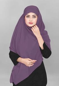 Hijab Georgette de imitación ligero y elegante para mujer, ropa de fiesta india y pakistaní - Product Image 2