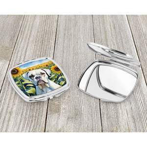 Femmes Compact Tournesols Décoratif Voyage Maquillage Miroir Boxer Pliant Poche Miroir Cadeau pour Filles - Product Image 3