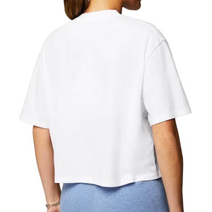 T-shirt court pour femme à motif graphique, manches courtes, style E-Girl, en tricot côtelé, décontracté, streetwear - Product Image 2
