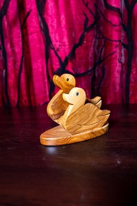Wooden Napkin Holder Multipurpose Wooden Tissue and Napkin Rack Compact Tabletop Organizer for Dining Room <b>Office</b> <b>Desk</b> - Product Image 6