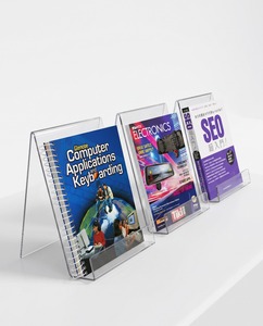 Nuevos y Elegantes Exhibidores de Libros de Acrílico Transparente Cortados con Láser |   Estanterías Elegantes para Librerías y Ferias Comerciales - Product Image 2