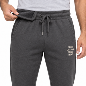 <b>Men</b> Cotton Custom High Quality 100% Cotton Fleece <b>Men's</b> Pants & <b>Trousers</b> Running <b>Sports</b> and Workouts <b>Sports</b> <b>Trousers</b> - Product Image 4