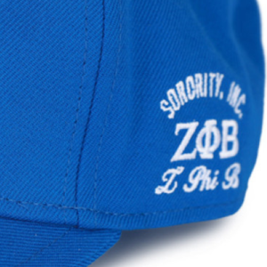 หมวก Zeta Phi Beta Sorority สีน้ำเงินรอยัล หมวกตัวอักษรกรีกสำหรับผู้หญิง ปักลายตราสัญลักษณ์ หมวกเบสบอลแบบปรับได้ หมวกสวมศีรษะลำลอง - Product Image 4