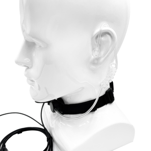 Họng <span class=keywords><strong>Microphone</strong></span> Tai nghe Acoustic tai nghe với Big Vòng <span class=keywords><strong>PTT</strong></span> cho k cắm Kenwood TK-208/220/240 TK-2100/ 2102/2130 TH-F6/F6A/D7 - Product Image 1