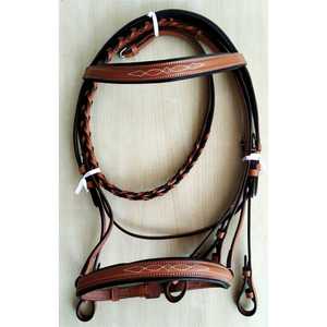 Brida de Carreras de Caballos duradera fuerte profesional de alta calidad de cuero genuino de gran oferta - Product Image 1