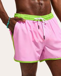 Pantalones cortos de entrenamiento personalizados 2 en 1 para hombre, de doble capa, para gimnasio, entrenamiento, correr, deportes, con forro de compresión interior y bolsillos laterales - Product Image 1