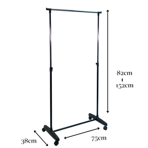 Hauteur réglable Premium peu encombrant 8kg étendoir à vêtements pour dortoirs conception fonctionnelle détachable organisateur de magasin de vêtements - Product Image 2