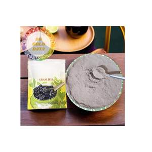 Poudre de gelée d'herbe noire en gros, 100 % naturelle, Mesona, pour le marché japonais de la décoration alimentaire, source directe usine, faible coût - Product Image 5