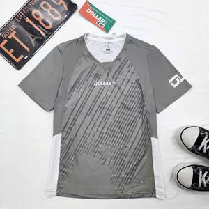 เสื้อแบดมินตันพิเคิลบอลคอกลมผ้ายืดสีขาว4Way พิเศษเสื้อยืดแบบสั้นลายธนาคารใส่สบายพิมพ์ผ้าไหมสกรีนสำหรับผู้ชาย - Product Image 3