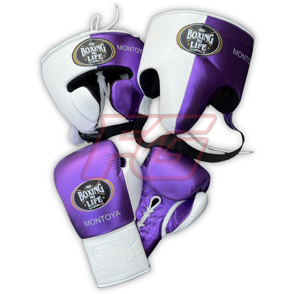 Purple & White