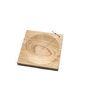 Porte-encens décoratif fantaisie avec récupérateur de cendres, en bois massif naturel, forme carrée, cadeaux de Ramadan EID, porte-bâtonnets d'encens - Product Image 1