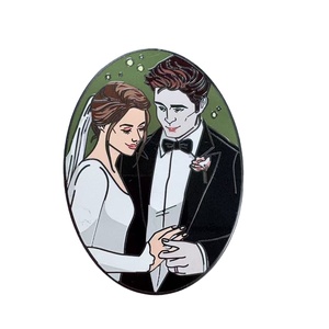 Artesanías de Metal Esmaltado Personalizadas con Acabado Brillante en Níquel Negro, Oro, Plata y Cobre, Pin de Esmalte Transparente - Product Image 2