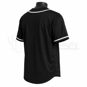 Classic Blank Baseball Jersey Custom <b>Button</b> Up Team Uniform Premium Polyester Athletic Baseball <b>Shirt</b> OEM ODM Wholesale - Product Image 5