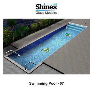 กระเบื้องสระว่ายน้ำมาตรฐานสำหรับใช้งานภายนอกวิลล่า ป้องกันแบคทีเรียและกันลื่น ให้รูปลักษณ์เรียบเนียนสะอาดตา - Product Image 2