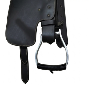 Selle de cheval Western en cuir faite à la main, avec arceau en bois massif, équipement d'équitation personnalisé, selle de cheval de 16 pouces - Product Image 2
