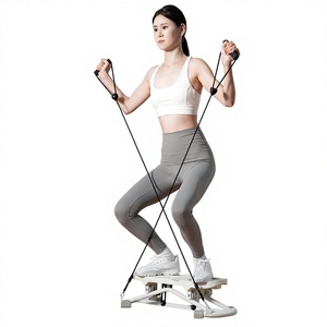 Steppeur portable amincissant en fer renforcé avec bandes de résistance antidérapantes en PP – Machine d'équilibre multifonctionnelle - Product Image 6