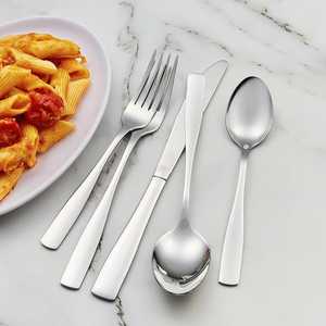 Diseños personalizables, juego de cubiertos premium de 5 piezas de acero inoxidable pulido, tenedores, cuchillos y cucharas para restaurantes, decoración de mesa de comedor. - Product Image 5