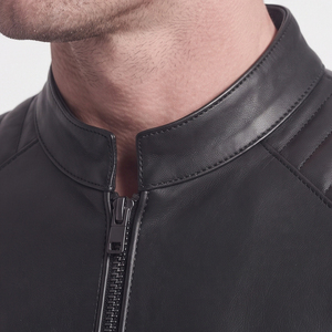 Men's Leather Race <b>Jacket</b> Men Waist Belt Leather <b>Biker</b> <b>Jackets</b> Mens Leather Zip Up Motorcycle <b>Jacket</b> Stand Collar Leather <b>Jacket</b> - Product Image 5