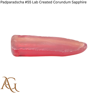 Padparadscha # 55 bolas de zafiro de corindón cultivado en laboratorio, sintético, de fusión por llama, gema simulada para corte lapidario - Product Image 4