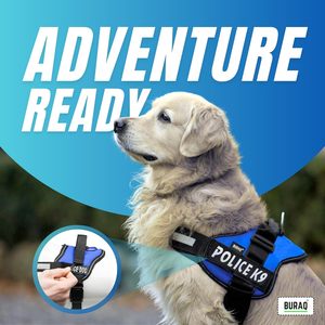 Police K9 Dog <b>Harness</b> OEM ODM Custom Logo Heavy Duty Tactical Training <b>Harness</b> Direct Manufacturer - Product Image 5