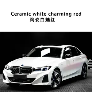 Vinyl Filim for Car Decoration Film 1.52*17m PVC Material Stretchable Chrome Mirror Ceramic White Series Car Wrap Vinyl