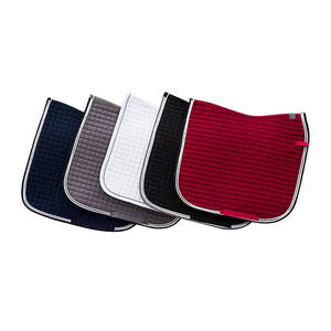 Cómoda Almohadilla de Espuma Premium para Silla de Montar Inglesa, para Doma y Salto, Suave, para Cuidado Equino, Multicolor, Personalizable, Duradera, de Satén - Product Image 1