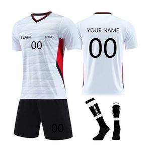 Maillots de football de sublimation haute qualité en tissu mesh respirant, designs personnalisés, kits de football unisexes légers à manches courtes - Product Image 1