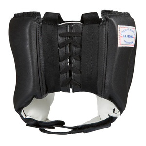 Protège-tête de boxe noir et blanc personnalisé, équipement de protection haut de gamme pour la boxe, le MMA, le Muay Thai, le kickboxing et les arts martiaux - Product Image 4