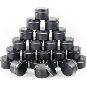 Boîte de 24 bougies légères en métal pour kits de fabrication de bougies DIY - Product Image 1