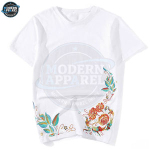 Camisetas Transpirables para Hombre, Bordadas, de Algodón, con Cuello Redondo, Cómodas, para Fitness, con Logotipo Personalizado Bordado, en Oferta - Product Image 5