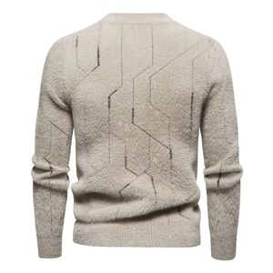 Pull pour homme, classique, toucher doux, tricot de qualité supérieure, automne, décontracté, respirant, mélange de coton, usine de vêtements OEM Bangladesh - Product Image 6