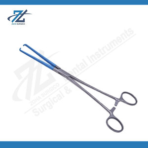 Tenaculador de un solo diente de 24 cm, reutilizable, de acero inoxidable, para agarre cervical en procedimientos quirúrgicos ginecológicos, Pakistán - Product Image 2