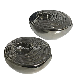 Support de bougie tendance en aluminium au design unique, finition dorée antique, pot à bougie unique, best-seller - Product Image 3