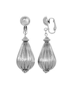 Orecchini a clip a goccia ondulati |   2028 - Product Image 1