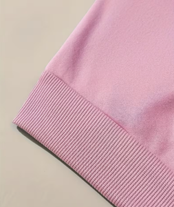 Sudadera Oversize Vintage de Algodón con Bordado y Cuello Redondo Rosa para Mujer Hardihood International - Colección Primavera - Product Image 4