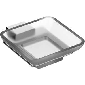 Porte-savon en métal moderne pour salle de bain avec design de drainage pour évier de cuisine et comptoir de salle de bain - Product Image 5