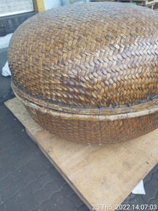 Coracle en bambou directement de l'usine, avec banc et pagaies inclus, coracle rond en bambou du Vietnam pour la décoration des complexes hôteliers de plage - Product Image 2