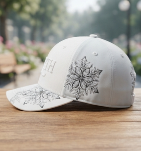 Gorra de Béisbol Casual de 6 Paneles, Blanca, Premium, de Secado Rápido, Ajustable, con Logotipo North Bordado, de Algodón, Unisex, para Golf - Product Image 4