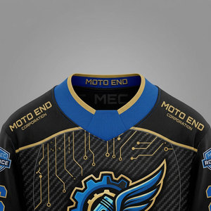 Camisetas de Hockey sobre Hielo Personalizadas Sublimadas para Adultos, Manga Corta, Impresión de Bandera, Uniformes de Equipo Personalizados que Absorben la Humedad - Product Image 4